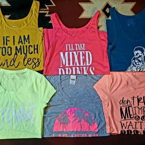 Graphic tank/tee bundle